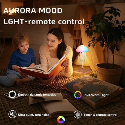 Aurora Jellyfish Mood Lamp glow