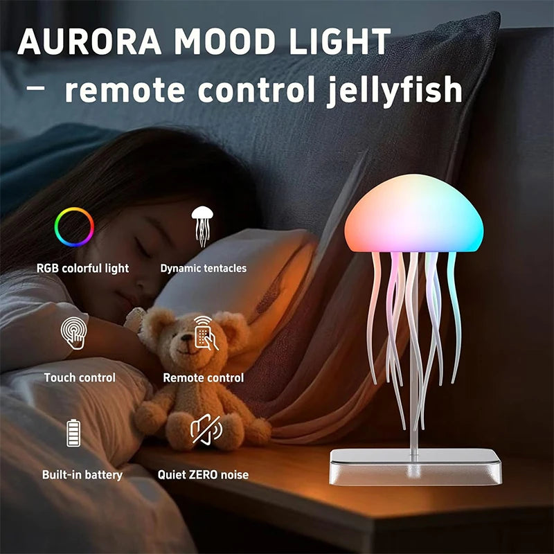 Aurora Jellyfish Mood Lamp lifestyle