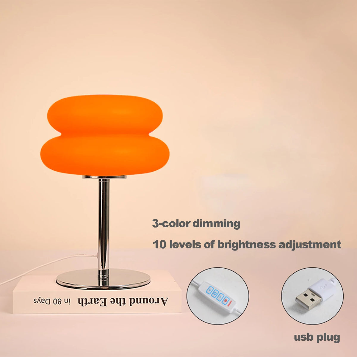 Mushroom Glow Lamp pink