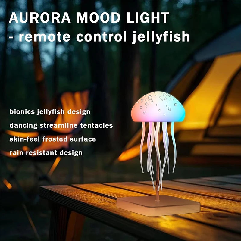 Aurora Jellyfish Mood Lamp outdoor