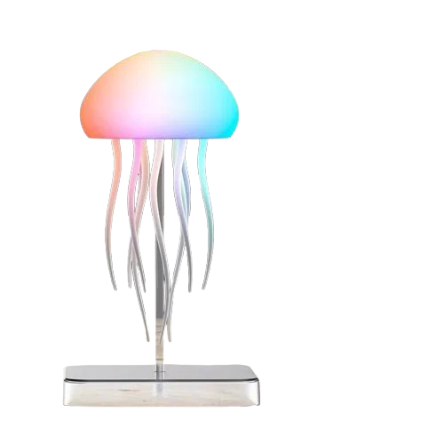 Aurora Jellyfish Mood Lamp — RGB Remote Control Night Light